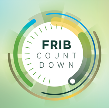 FRIB Countdown logo.