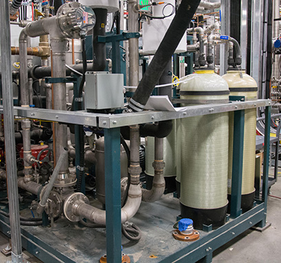 The radio frequency quadrupole (RFQ) skids are now turned on and operating. The RFQ prepares the beam for further acceleration in FRIB’s superconducting linear accelerator. The RFQ is a high-power system that requires a very stable temperature in order to stay in phase with the beam.