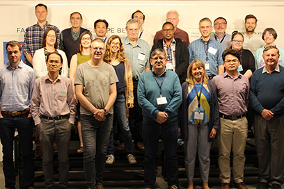 FRIB hosted the FRIB Theory Alliance topical program titled “Theoretical Justifications and Motivations for Early High-Profile FRIB Experiments” from 16-26 May. Pictured are the program week-two participants.